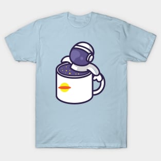 Astronaut Bathing in A Cup T-Shirt